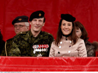 Eight-month pregnant Princess MARIE of Denmark shows off her big belly