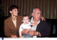 ANTHONY QUINN WITH HIS GIRLFRIEND KATHY BENVIN, GREECE - 1997