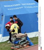 ITALY: Heartquake in Italy. Tent city in L'Aquila