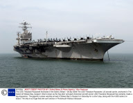 The USS Theodore Roosevelt Anchored in the Solent, Britain - 08 Apr 2009