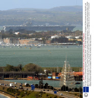 The USS Theodore Roosevelt Anchored in the Solent, Britain - 08 Apr 2009