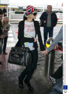 Paris Hilton and boyfriend Doug Reinhardt at London Heathrow Airport, London, Britain - 17 Apr 2009