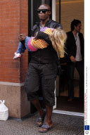 Heidi Klum and Seal with children out and about in New York, America - 17 Apr 2009