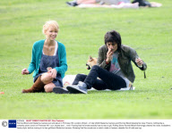 Ronnie Wood and Ekaterina Ivanova out and about in Primrose Hill, London, Britain - 21 Apr 2009