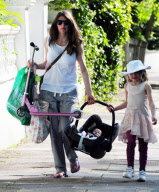 JOOLS OLIVER AND CHILDREN AT THE PARK