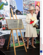 Camilla, Duchess of Cornwall opens the new grandstand at Epsom Downs Racecourse, Surrey, Britain - 22 Apr 2009