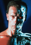 David Beckham is transformed into the Terminator