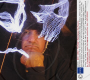 The Thinker posed by Peter Terren with electricity from a Tesla coil, Bunbury, Western Australia - Apr 2009