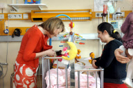 princess mathilde at the hospital