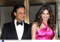 Elizabeth Hurley leaves her hotel on her way to The Hot Pink Party, New York, America - 29 Apr 2009