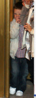 David and Victoria  Beckham leaving the Plaza Hotel, New York, America - 30 Nov 2008
