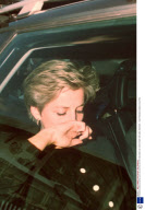 PRINCESS DIANA LEAVING LECH IN AUSTRIA AFTER THE DEATH OF HER FATHER THE EARL SPENCER - 1992