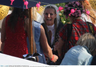 No US rights | HEIDI KLUM and Seal renewing their vows at a White Trash themed party in Malibu