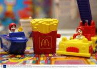 Fan eats 10,000 Mc Donalds Happy Meals, Britain - 09 Feb 2009