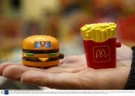 Fan eats 10,000 Mc Donalds Happy Meals, Britain - 09 Feb 2009