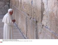 JERUSALEM: Pope Benedict XVI at the Western Wall