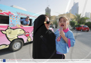 First Ice cream Van in Dubai, UAE - 15 May 2009
