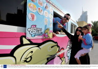 First Ice cream Van in Dubai, UAE - 15 May 2009