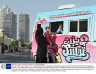 First Ice cream Van in Dubai, UAE - 15 May 2009