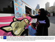 First Ice cream Van in Dubai, UAE - 15 May 2009