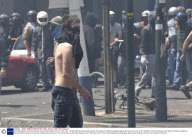 Anti-Globalization demonstration by students during G8 summit in Turin, Italy - 19 May 2009