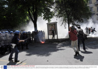 Anti-Globalization demonstration by students during G8 summit in Turin, Italy - 19 May 2009