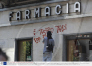 Anti-Globalization demonstration by students during G8 summit in Turin, Italy - 19 May 2009