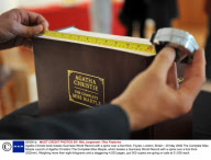 Agatha Christie book breaks Guinness World Record with a spine over a foot thick. Foyles, London, Britain - 20 May 2009