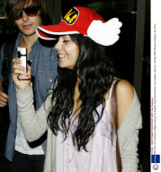Zac Efron and Vanessa Hudgens leaving Los Angeles International Airport, Los Angeles, America - 22 May 2009