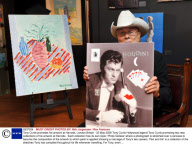 Tony Curtis promotes his artwork at Harrods, London,Britain - 22 May 2009