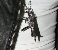 Rihanna goes for the AK 47