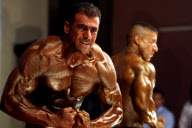 (1)AFGHANISTAN-KABUL-BODY BUILDING-COMPETITION