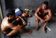 (5)AFGHANISTAN-KABUL-BODY BUILDING-COMPETITION