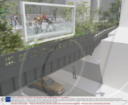 Disused New York railroad structure is to be converted into a park, New York, America - Jun 2009