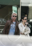 BORIS BECKER and fiancee LILLY KERSSENBERG in Paris