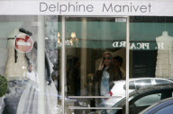 BORIS BECKER and fiancee LILLY KERSSENBERG in Paris