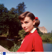 On the film set of 'Love in the Afternoon' - 1957