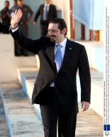Lebanese parliamentary majority leader Saad Hariri rally at the Nejmeh Club Stadium in Beirut, Lebanon - 07 May 2009