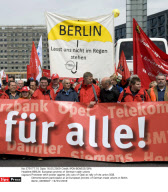 BERLIN: European protest of German trade unions