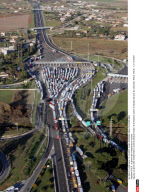 Italie : la greve des transporteurs routiers