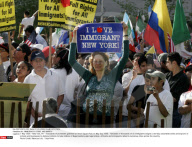 NY: IMMIGRANTS STRIKE AND MARCH