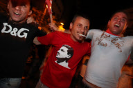 Lebanon's March 14 Christians celebrate in Ashrafiyeh
