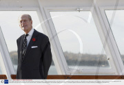 Prince Philip onboard the QE2 ahead of its farewell voyage, Southampton, Britain - 11 Nov 2008