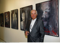 Actor ARMIN MUELLER STAHL opens his exhibition 'Human Imagery, Cycles, Life Lines'