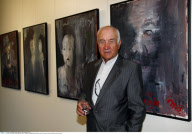 Actor ARMIN MUELLER STAHL opens his exhibition 'Human Imagery, Cycles, Life Lines'