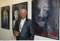 Actor ARMIN MUELLER STAHL opens his exhibition 'Human Imagery, Cycles, Life Lines'