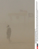 AFGHANISTAN: SEABEE IN A DUST STORM