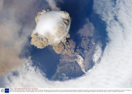 Sarychev Peak Volcano Eruption, Kuril Islands, Japan, June 12, 2009
