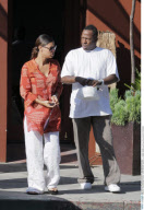Whitney Houston's ex BOBBY BROWN and his girlfriend ALICIA ETHERIDGE