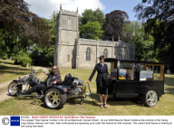 The Largest 'Trike Hearse' Combo in the UK at Weymouth, Dorset, Britain - 24 Jun 2009